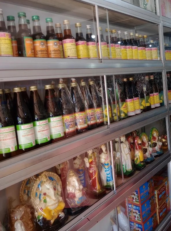 Traditional Ayurvedic Shop Interior